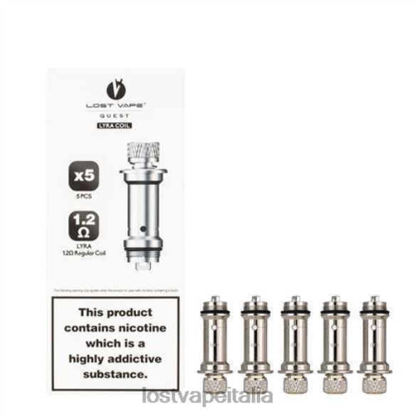 Lost Vape Lyra Bobine di ricambio (confezione da 5) bobina normale da 1,2ohm FTP8B432 Lost Vape Milano