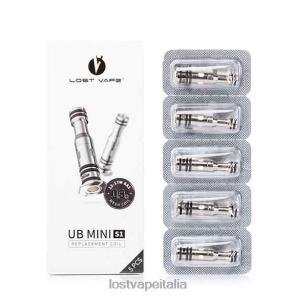 Lost Vape UB mini bobine di ricambio (confezione da 5) 0,8ohm FTP8B8 Lost Vape Review Italia