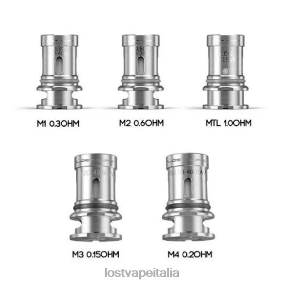 Lost Vape Ultra bobine boost (confezione da 5) m1v2 0,3ohm FTP8B346 Lost Vape Flavors Italia