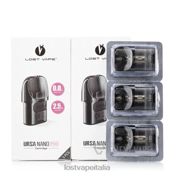 Lost Vape URSA cialde sostitutive | 2,5 ml (confezione da 3) rosa 1.ohm FTP8B128 Lost Vape Review Italia