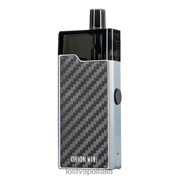 Lost Vape Orion kit mini capsule fibra di carbonio argentata FTP8B29 Lost Vape Near Me