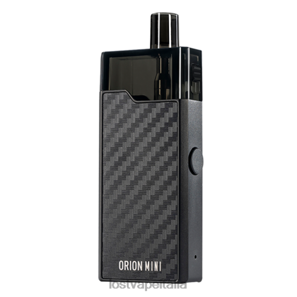 Lost Vape Orion kit mini capsule fibra di carbonio nera FTP8B296 Lost Vape Flavors Italia