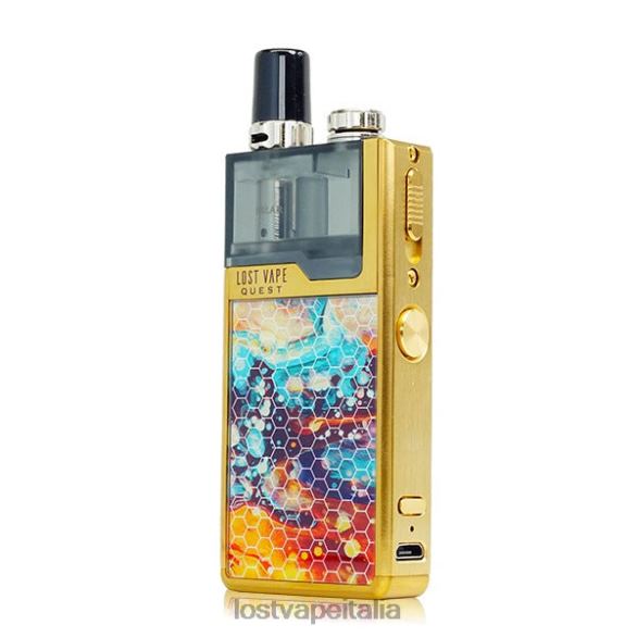 Lost Vape Quest Kit completo del dispositivo orion q pod oro/abbagliante FTP8B471 Lost Vape Italia