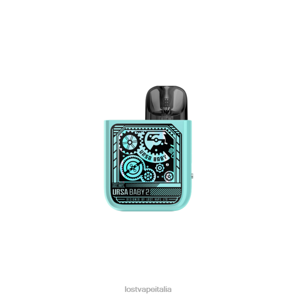 Lost Vape URSA Baby 2 kit | sistema a cialde ingranaggio pop blu/tempo FTP8B355 Lost Vape Contact Italia