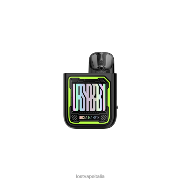 Lost Vape URSA Baby 2 kit | sistema a cialde labirinto tecnologico nero/fantasia FTP8B42 Lost Vape Milano