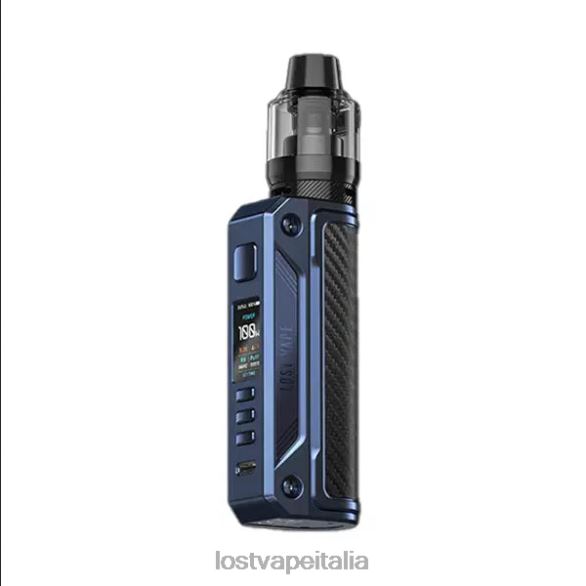 Lost Vape Thelema Kit singolo da 100 W blu sierra/fibra di carbonio FTP8B173 Lost Vape Pods Near Me