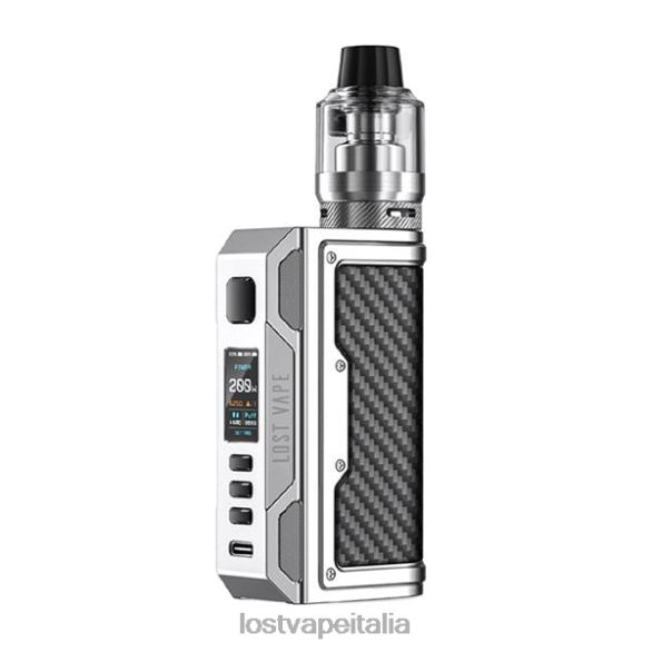 Lost Vape Thelema kit ricerca 200w inox/fibra di carbonio FTP8B140 Lost Vape Price