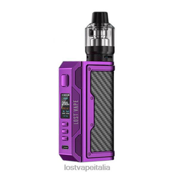 Lost Vape Thelema kit ricerca 200w viola/fibra di carbonio FTP8B147 Lost Vape Wholesale Italia