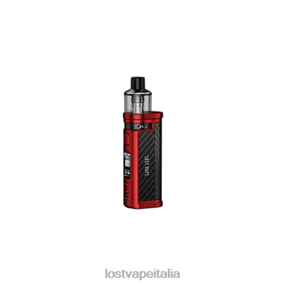 Lost Vape Centaurus cialda q80 mod fibra di carbonio rosso opaco FTP8B320 Lost Vape Price