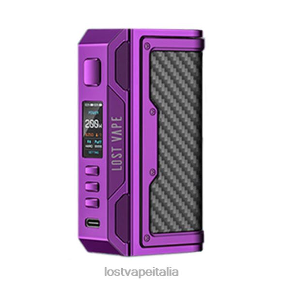 Lost Vape Thelema ricerca 200w mod viola/fibra di carbonio FTP8B186 Lost Vape Flavors Italia