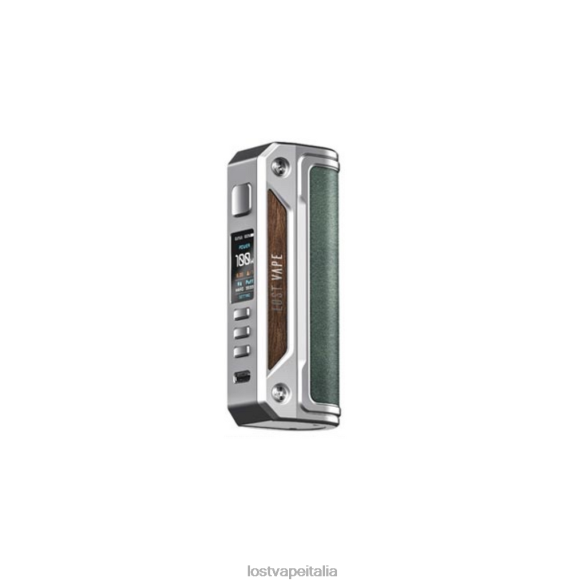 Lost Vape Thelema solo 100w mod inox/verde minerale FTP8B22 Lost Vape Milano