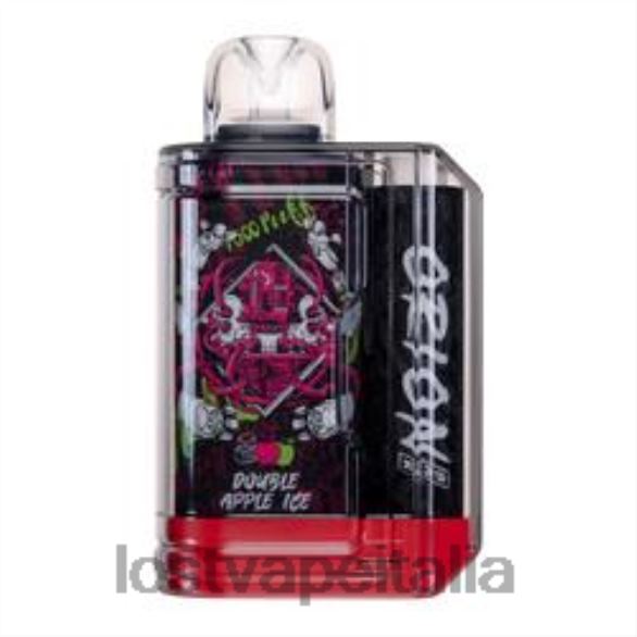 Lost Vape Orion bar usa e getta | 7500 sbuffi | 18 ml | 50 mg doppio ghiaccio alla mela FTP8B68 Lost Vape Review Italia