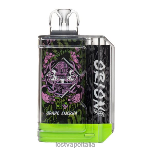 Lost Vape Orion bar usa e getta | 7500 sbuffi | 18 ml | 50 mg energia dell'uva FTP8B60 Lost Vape Price