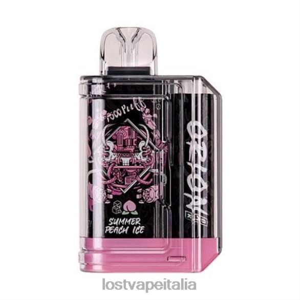 Lost Vape Orion bar usa e getta | 7500 sbuffi | 18 ml | 50 mg ghiaccio estivo alla pesca FTP8B67 Lost Vape Wholesale Italia