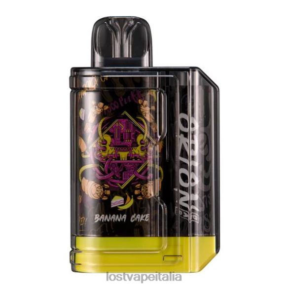 Lost Vape Orion bar usa e getta | 7500 sbuffi | 18 ml | 50 mg torta alla banana FTP8B56 Lost Vape Flavors Italia