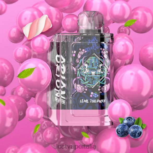 Lost Vape Orion bar usa e getta | 7500 sbuffi | 18 ml | 50 mg zucchero filato blu FTP8B78 Lost Vape Review Italia