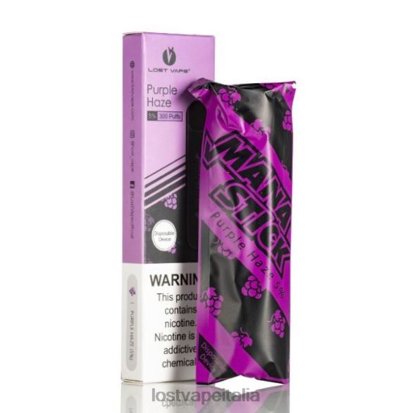 Lost Vape Mana bastone usa e getta | 300 sbuffi | 1,2 ml foschia viola 5% FTP8B527 Lost Vape Wholesale Italia