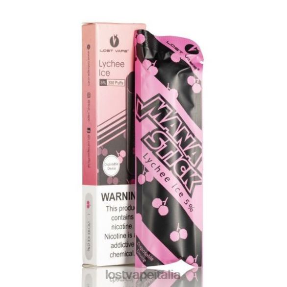 Lost Vape Mana bastone usa e getta | 300 sbuffi | 1,2 ml ghiaccio al litchi 5% FTP8B522 Lost Vape Milano