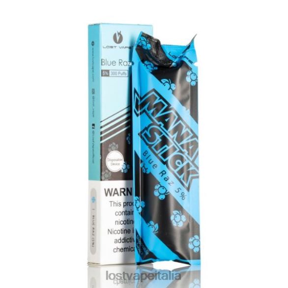 Lost Vape Mana bastone usa e getta | 300 sbuffi | 1,2 ml raso blu 5% FTP8B519 Lost Vape Near Me