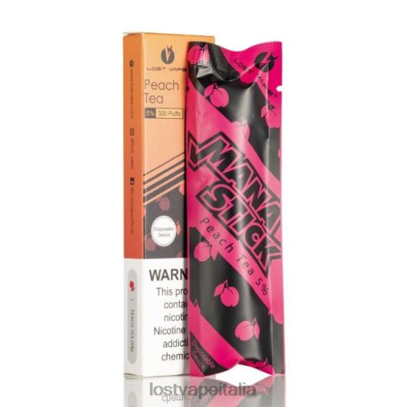 Lost Vape Mana bastone usa e getta | 300 sbuffi | 1,2 ml tè alla pesca 5% FTP8B525 Lost Vape Contact Italia