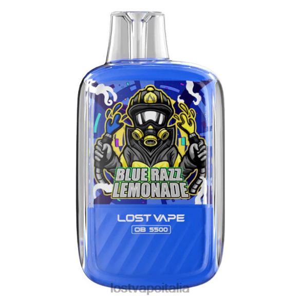 Lost Vape Orion ob5500 5500 erogazioni 14ml 50mg monouso limonata blu razz FTP8B2 Lost Vape Milano